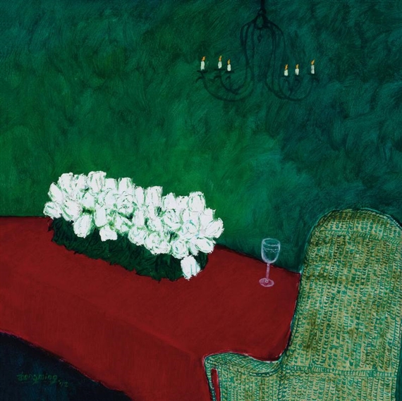 Lonliness at dusk by Zhong Ming