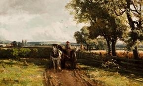 A FIELD LOAD by David Farquharson, 1881-1882