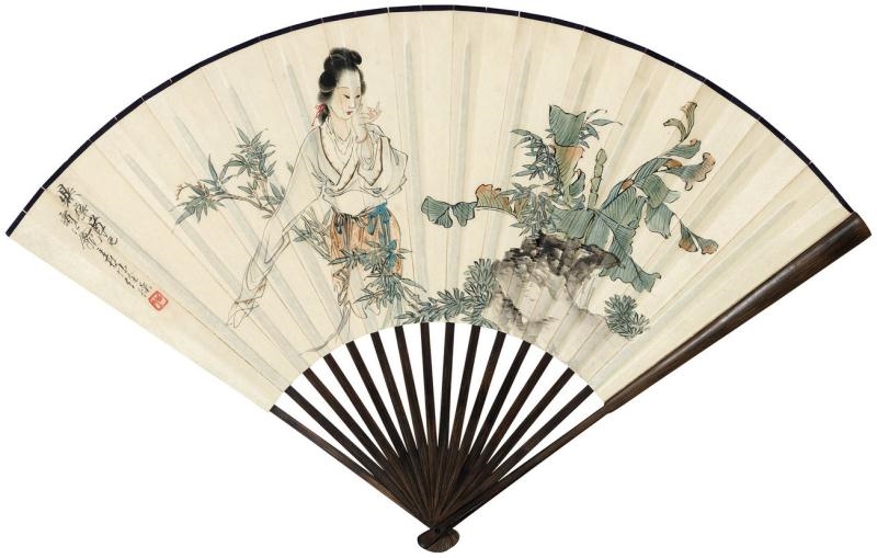 Artwork by Xu Cao, BEAUTY, Made of ink and colour on paper