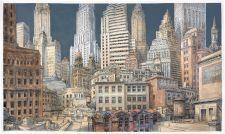 SUPER-HEROS NON IDENTIFIE  Vue générale de la ville - Nicolas de Crécy