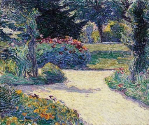 Gartenpartie in Kalmthout by Henry van de Velde, 1892