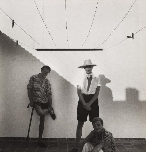CECIL BEATON, DAVID HERBERT AND TRUMAN CAPOTE, MOROCCO by Cecil Beaton, 1949