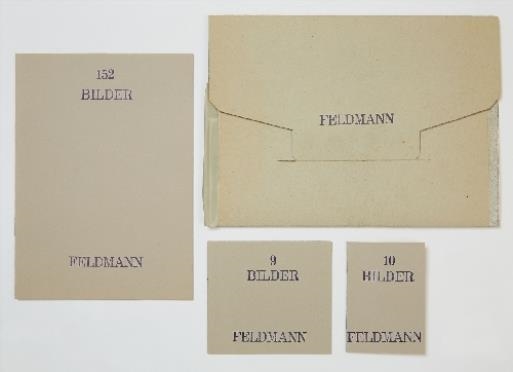 3 WORKS: UNTITLED by Hans-Peter Feldmann, 1971-1972