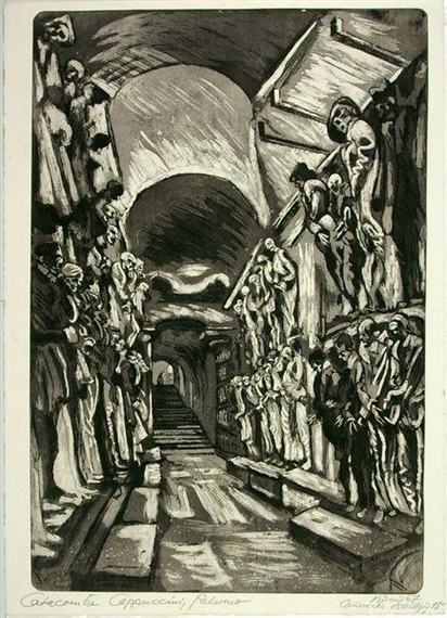 Catacombe Cappuccini, Palermo by Hans Körnig, 1967