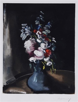 MAURICE DE VLAMINCK、BOUQUET DE FLEURS Bouquet of Flowers in a Vase - Maurice de Vlaminck - WikiArt.org