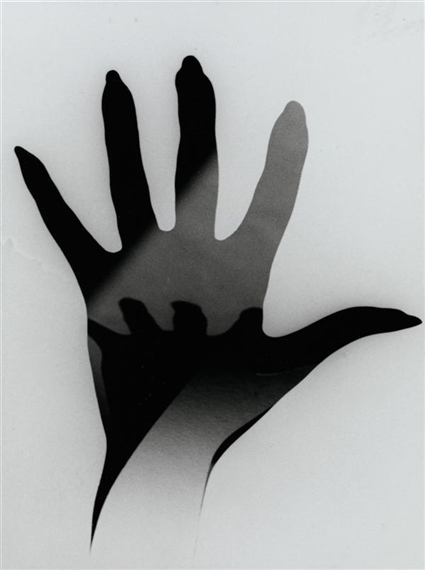 4 Works: Double Image Hand; Single Hand with Shadow Inside Hand; Two Double Image Hands; Untitled (Dark Hand W/ Shadow W/ Tripes) - Alberto Rizzo