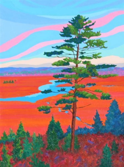 Cheryl Chartier | FIELDS OF RED | MutualArt
