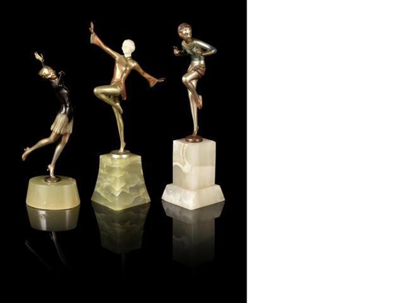 Study of a Dancing Girl by Josef Lorenzl, circa 1925