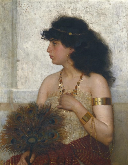 ESTHER by Viktor Alexejewitsch Bobrof, 1888