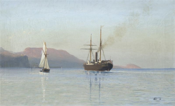 APPROACHING CRIMEA by Lev Felixovich Lagorio, 1886