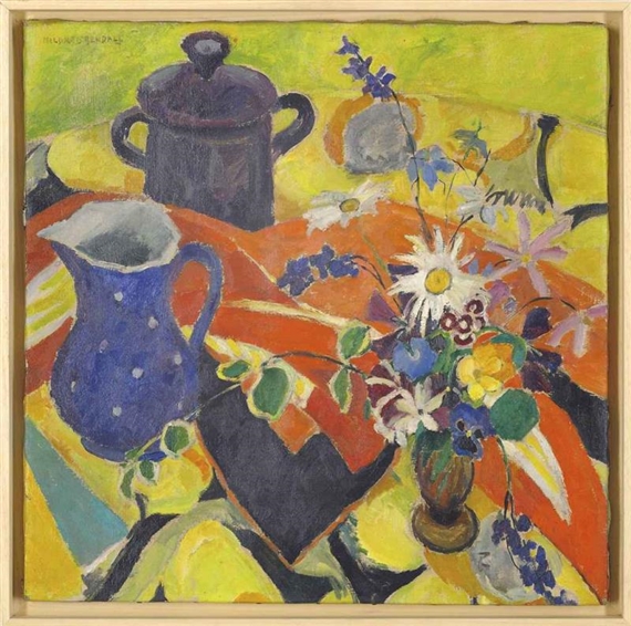 The blue jug by Mildred Bendall