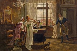 The candidate by Max Volkhart, 1898