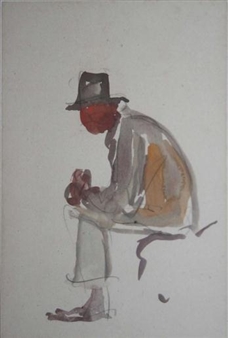 WORKER, OLD MAN, MAN SITTING - Michael Healy