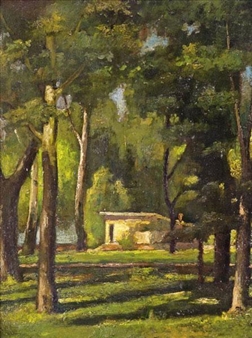 House in the forest - Hungarian School, 20th Century