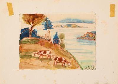 Lake Constance, Landscape with Cows