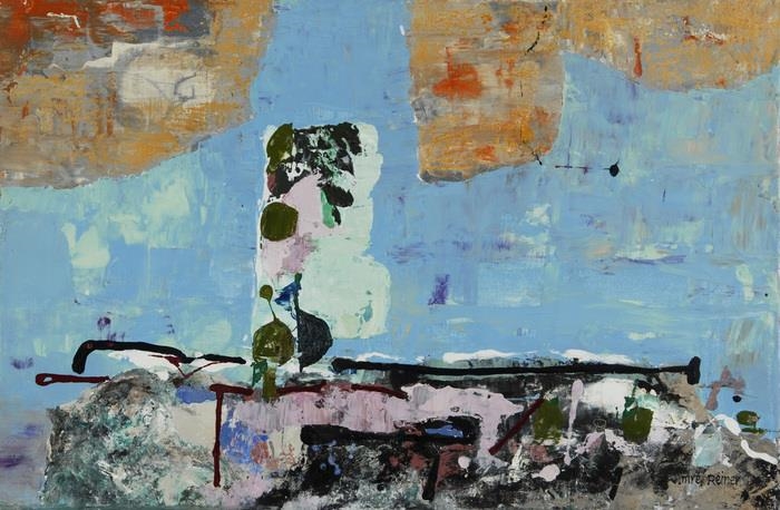 Artwork by Imre Reiner, Falterhügel, Made of Oil on canvas