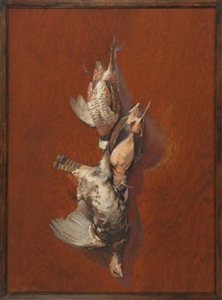 Hanging game including a woodcock - Reginald F. Bolles
