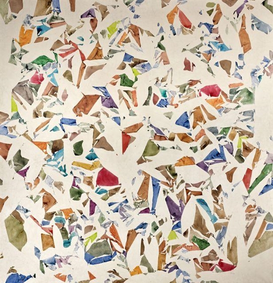 BLANC by Simon Hantaï, 1974