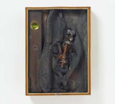 Montagekasten mit Wasserwaage by Karl Fred Dahmen, 1966