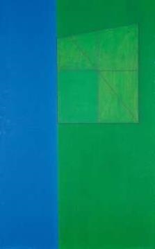 Grün Blau Schwarz by Günter Tuzina, 1985