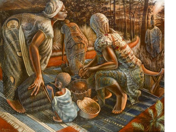 Women, Ghana by John Biggers