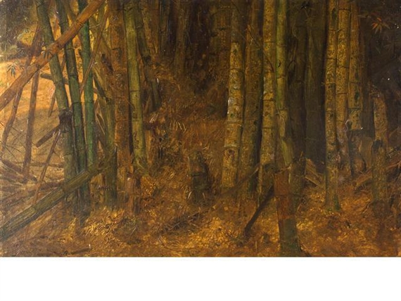 A study of bamboo by Frederic Edwin Church