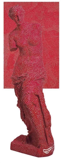 Statue of Venus Obliterated by Infinity Nets by Yayoi Kusama, 1998