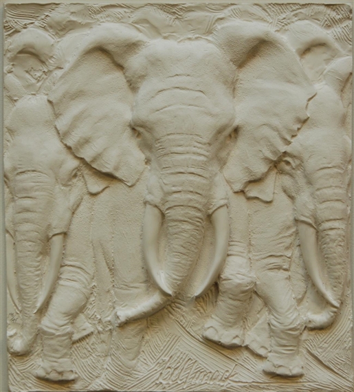 elephants by Bill Mack