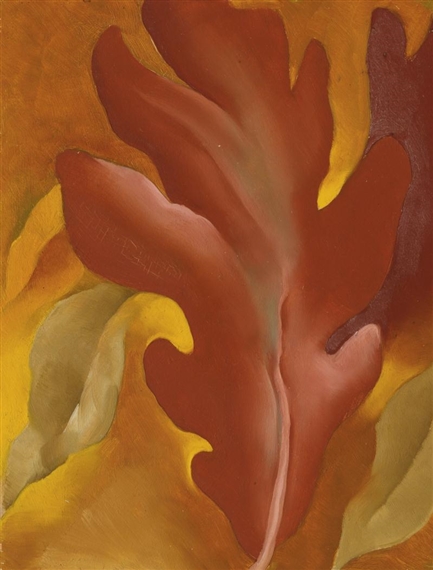 OAK LEAVES by Georgia O'Keeffe, 1923