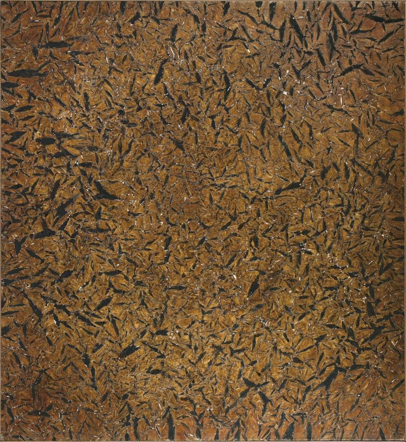 Artwork by Simon Hantaï, M.A.5, Made of oil on canvas