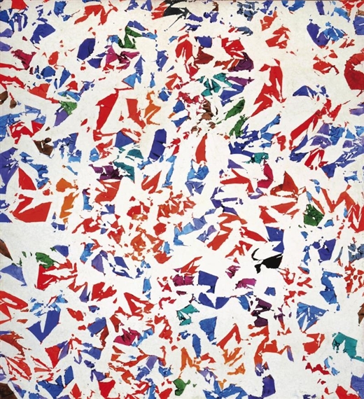 BLANC by Simon Hantaï, 1973