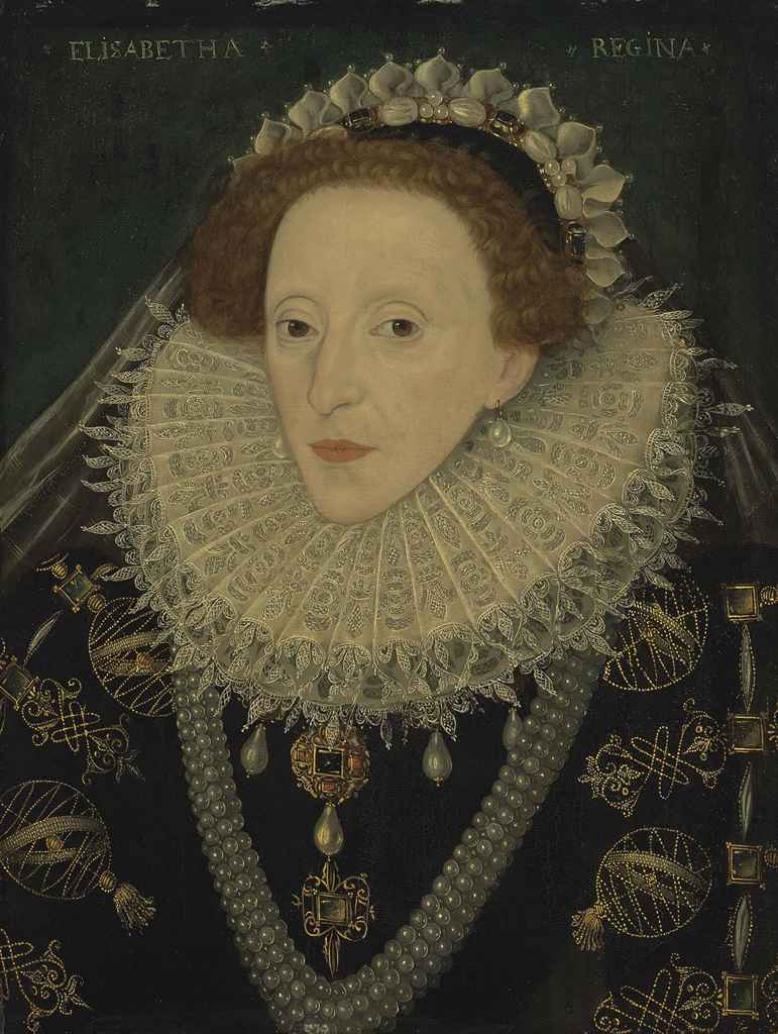 British School, 16th Century | Portrait of Queen Elizabeth I (1533 ...