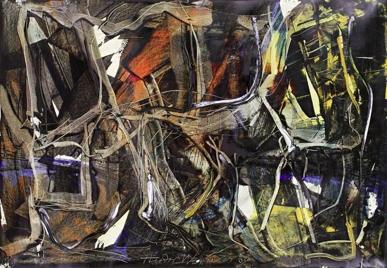 Artwork by Theodor Werner, N: 71/59, Made of Mixed media on paper