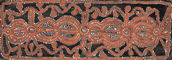 Water Story by Old Walter Tjampitjinpa, 1971