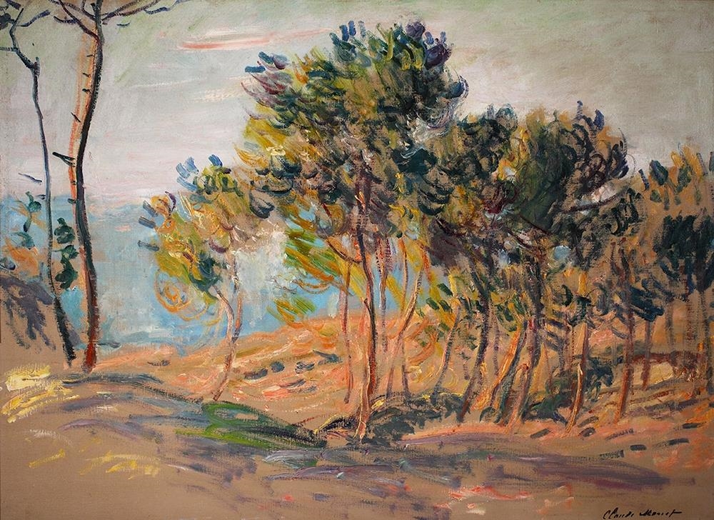 Les sapins à Varengeville by Claude Monet, 1882