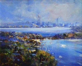 Perth City, on the Swan River and the Canning River, Perth WA - Henry McLaughlin
