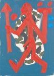 A.R. Penck | Der Schritt a yx2 3 (1990s) | MutualArt