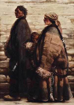 Go to Town by Chen Danqing, 1982