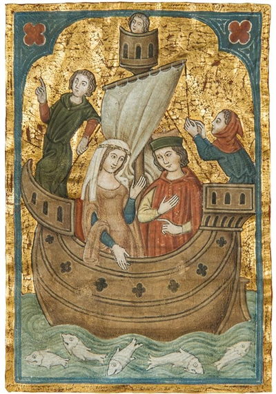 The Spanish Forger | Couple dans un bateau | MutualArt
