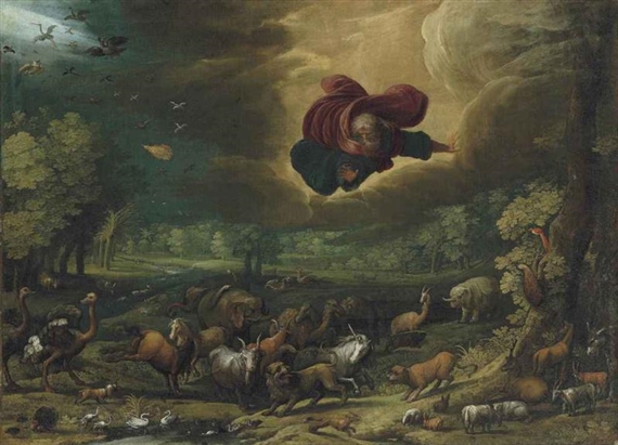 French School, 17th Century | God Creating the Animals (1600) | MutualArt