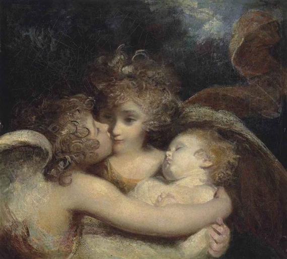 A Child with Guardian Angels by Sir Joshua Reynolds