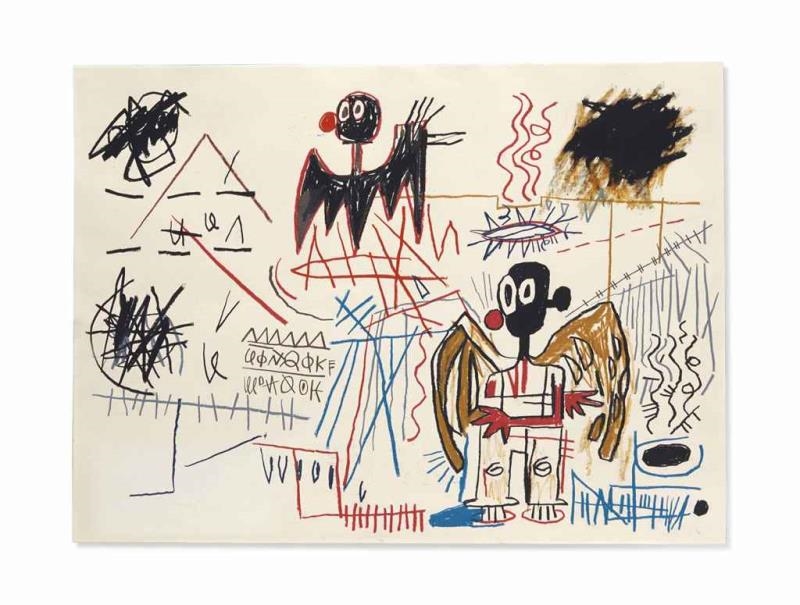 Jean-Michel Basquiat | Sans titre (1982) | MutualArt