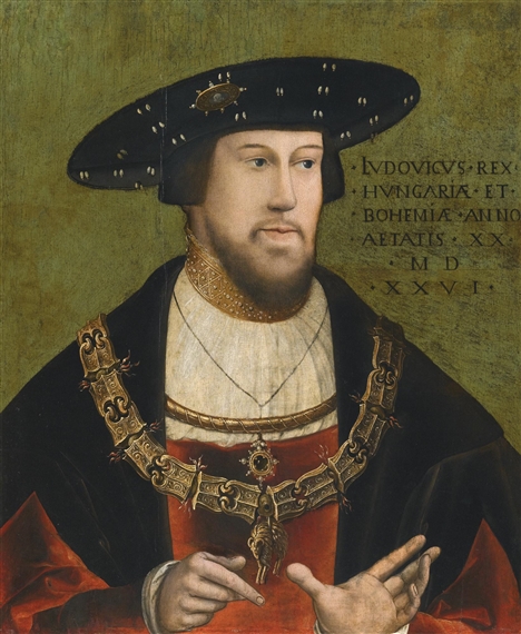 German School, 16th Century | PORTRAIT OF KING LOUIS II OF HUNGARY AND ...