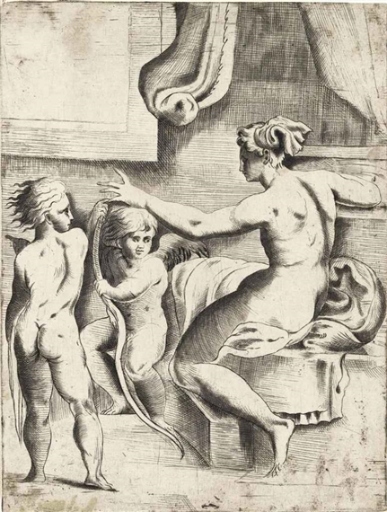 Venus and Cupid by Battista dell'Angelo del Moro, circa 1540