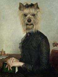 Portrait of a dog by Thierry Poncelet