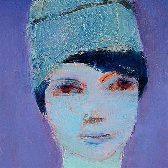 Portrait of a Woman by Raimonds Staprans, 1964