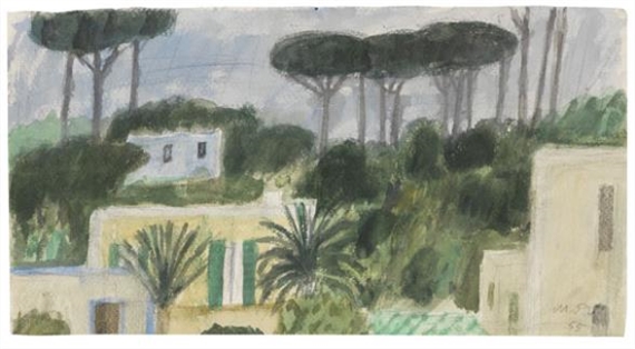 Ischia by Max Peiffer Watenphul, 1955