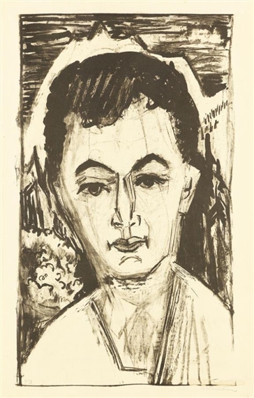 Porträt Nele van de Velde by Ernst Ludwig Kirchner, 1920/1923