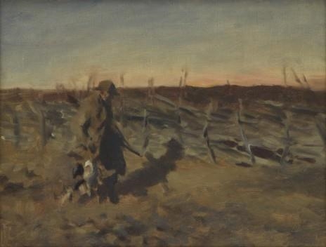 Gåsjägare by Bruno Liljefors