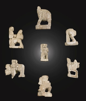 7 Works: Games Pieces - Scandinavian School, 13th Century